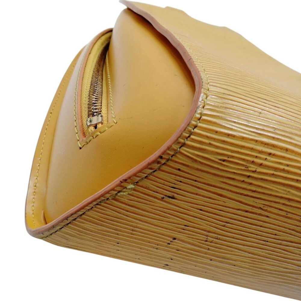 813312BF (L4) Louis Vuitton Backpack Bag Mabillon Yellow Epi Leather - Picture 5 of 9